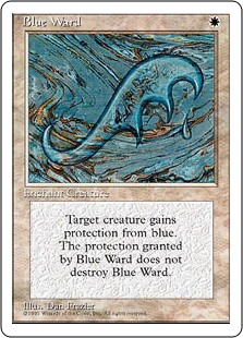 (4ED-UW-FBB)Blue Ward/青の護法印