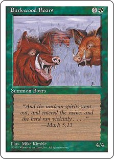 (4ED-CG-FBB)Durkwood Boars/ダークウッドの猪