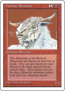 (4ED-CR-FBB)Hurloon Minotaur/ハールーン・ミノタウルス