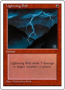 (4ED-CR-FBB)Lightning Bolt/稲妻