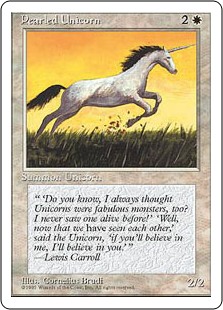 (4ED-CW-FBB)Pearled Unicorn/真珠色の一角獣