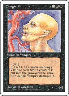 (4ED-UB-FBB)Sengir Vampire/センギアの吸血鬼