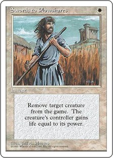 (4ED-UW)Swords to Plowshares/剣を鍬に