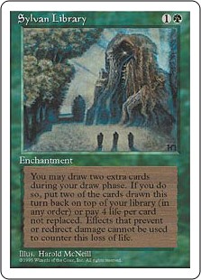 (4ED-RG-FBB)Sylvan Library/森の知恵