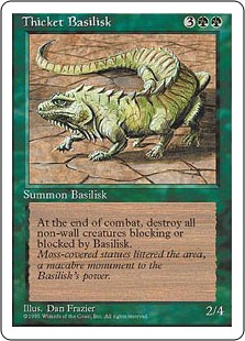 (4ED-UG-FBB)Thicket Basilisk/茂みのバジリスク