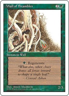 (4ED-UG-FBB)Wall of Brambles/茨の壁