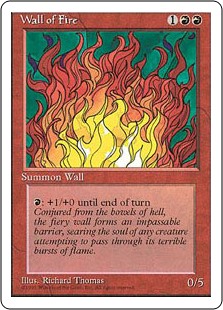 (4ED-UR)Wall of Fire/炎の壁