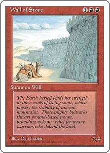 (4ED-UR-FBB)Wall of Stone/石の壁