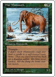 (4ED-CG-FBB)War Mammoth/ウォー・マンモス