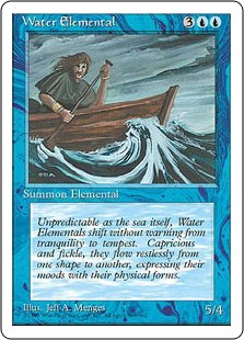 (4ED-UU-FBB)Water Elemental/水の精霊