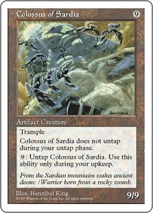 (5ED-RA)Colossus of Sardia/サルディアの巨像