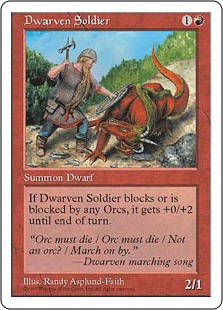 (5ED-CR)Dwarven Soldier/ドワーフ兵士