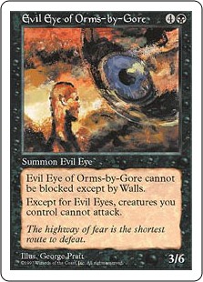 (5ED-UB)Evil Eye of Orms-by-Gore/オームズ＝バイ＝ゴアの邪眼