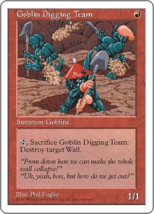 (5ED-CR)Goblin Digging Team/ゴブリン穴掘り部隊