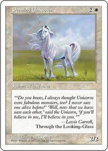 (5ED-CW)Pearled Unicorn/真珠色の一角獣