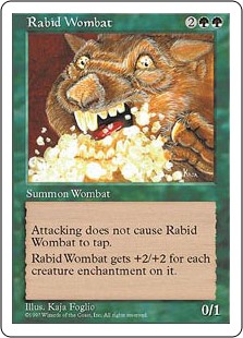 (5ED-UG)Rabid Wombat/狂暴ウォンバット
