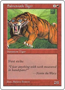 (5ED-CR)Sabretooth Tiger/剣歯虎