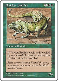 (5ED-UG)Thicket Basilisk/茂みのバジリスク