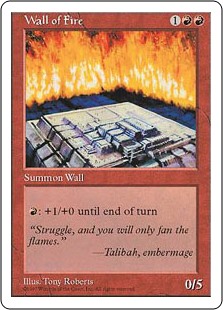 (5ED-UR)Wall of Fire/炎の壁