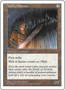 (5ED-CA)Wall of Spears/槍の壁