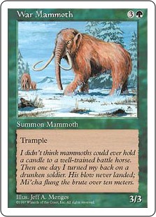(5ED-CG)War Mammoth/ウォー・マンモス