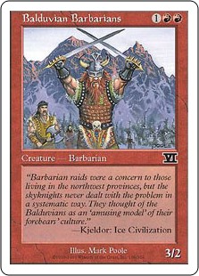 (6ED-CR)Balduvian Barbarians/バルデュヴィアの蛮族