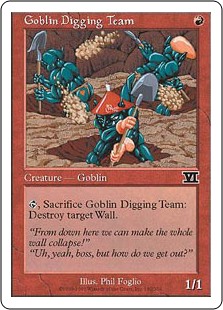 (6ED-CR)Goblin Digging Team/ゴブリン穴掘り部隊