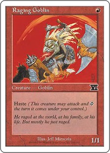 (6ED-CR)Raging Goblin/怒り狂うゴブリン
