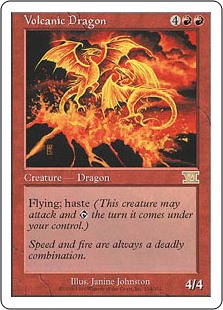 (6ED-RR)Volcanic Dragon/火山のドラゴン