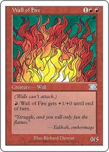 (6ED-UR)Wall of Fire/炎の壁