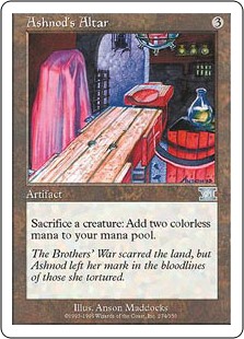 (6ED-UA)Ashnod's Altar/アシュノッドの供犠台