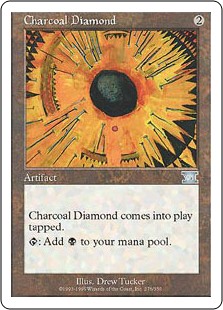 (6ED-UA)Charcoal Diamond/炭色のダイアモンド