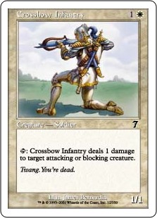 【Foil】(7ED-CW)Crossbow Infantry/弩弓歩兵