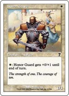 【Foil】(7ED-CW)Honor Guard/儀仗兵