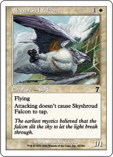 【Foil】(7ED-CW)Skyshroud Falcon/スカイシュラウドの隼