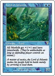 【Foil】(7ED-RU)Lord of Atlantis/アトランティスの王