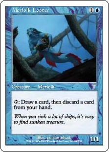 (7ED-UU)Merfolk Looter/マーフォークの物あさり