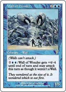 【Foil】(7ED-RU)Wall of Wonder/驚きの壁