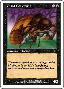 【Foil】(7ED-CB)Giant Cockroach/巨大ゴキブリ