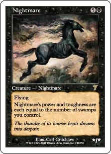 【Foil】(7ED-RB)Nightmare/夢魔