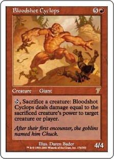 (7ED-RR)Bloodshot Cyclops/血まなこのサイクロプス