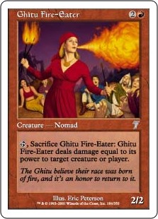 (7ED-UR)Ghitu Fire-Eater/ギトゥの火喰い人