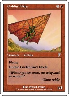 【Foil】(7ED-UR)Goblin Glider/ゴブリンの滑空者