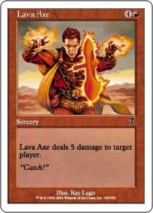 (7ED-CR)Lava Axe/溶岩の斧