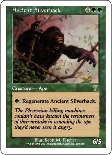 【Foil】(7ED-RG)Ancient Silverback/年経たシルバーバック