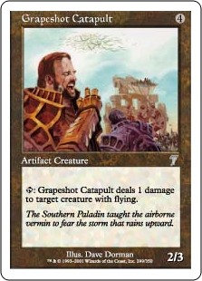 【Foil】(7ED-UA)Grapeshot Catapult/ぶどう弾カタパルト