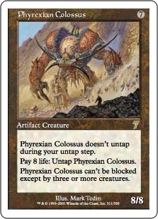 【Foil】(7ED-RA)Phyrexian Colossus/ファイレクシアの巨像