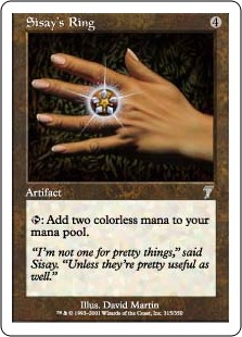 【Foil】(7ED-UA)Sisay's Ring/シッセイの指輪