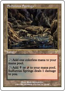MTG【Foil】硫黄泉/Sulfurous Springs [7ED] 土地R MTG, マジック:ザ・ギャザリング 通販 | ENNDAL GAMES / 【Foil
