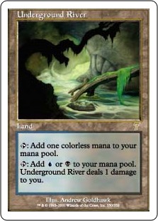 MTG 地底の大河/Underground River 英語 3枚 MTG, マジック:ザ・ギャザリング 通販 | ENNDAL GAMES / (7ED-RL